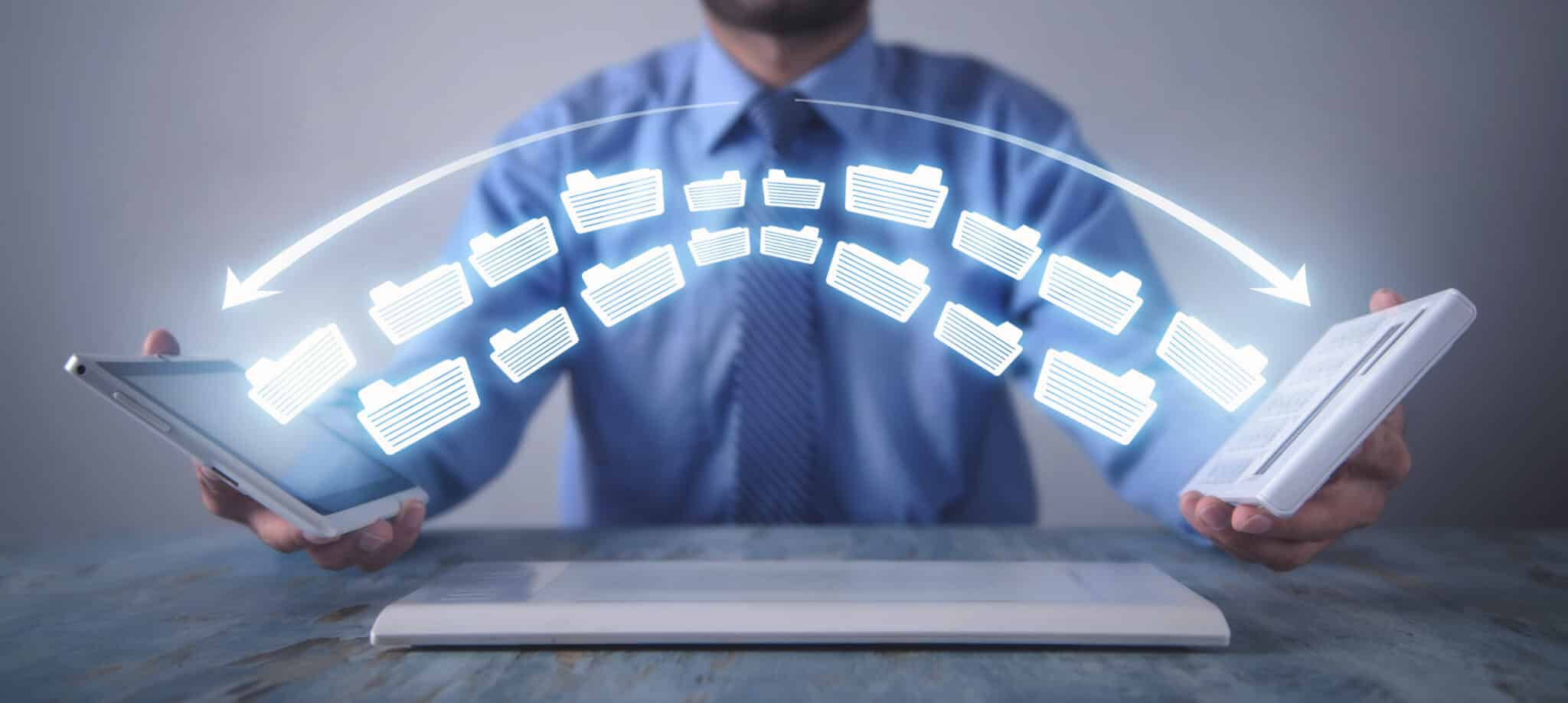 Copy files, data exchange. Files transfer